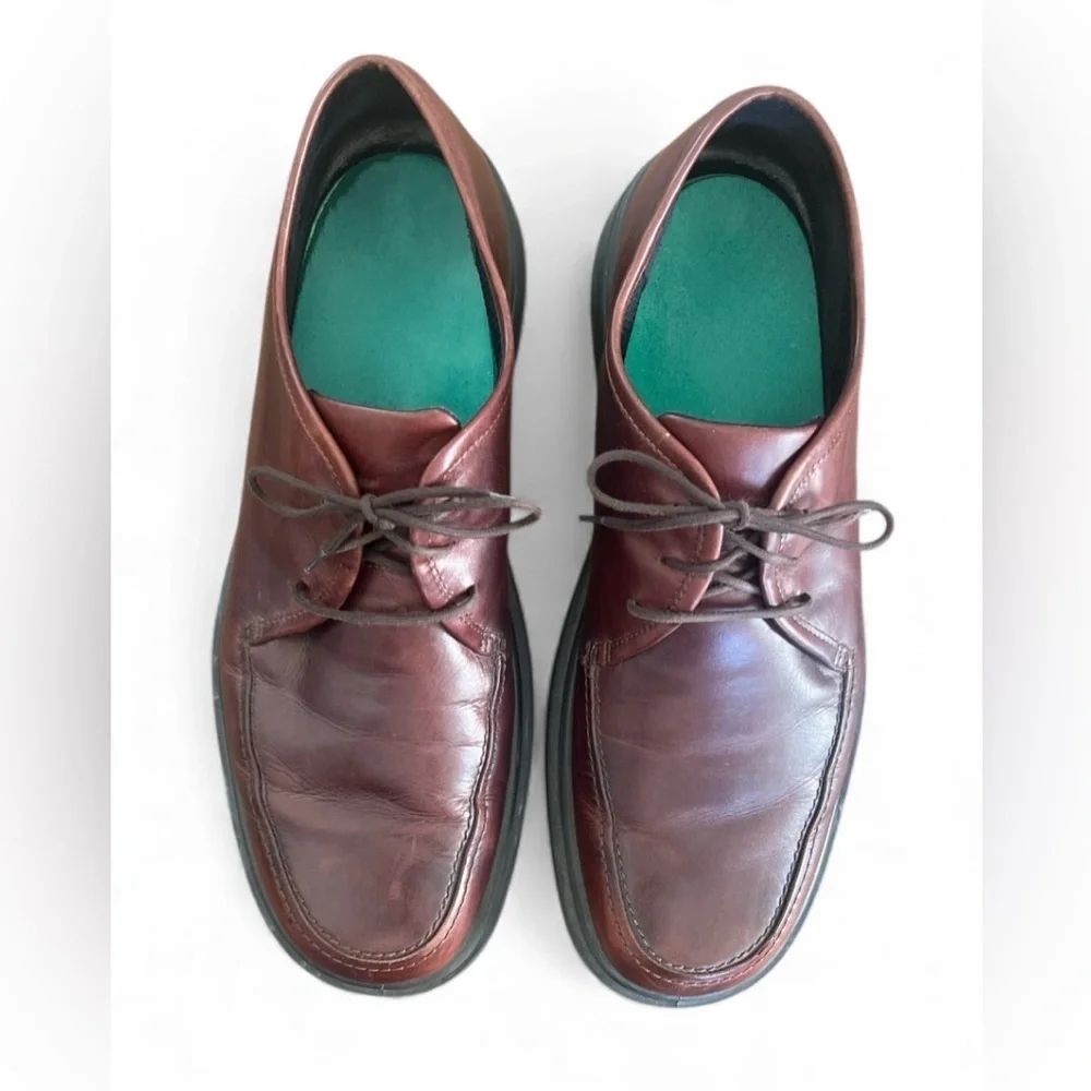 👞FINAL SALE-ECCO-   Men's Dark Brown Leather Oxfords